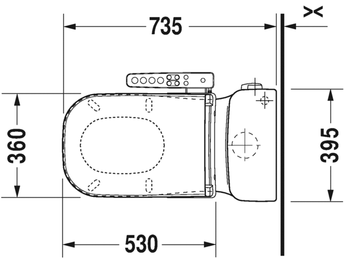 Slika od D-Code One-piece toilet