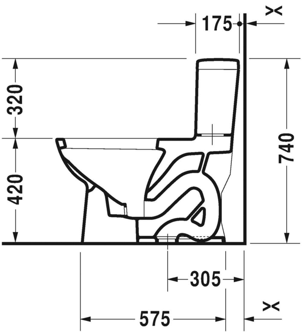 Slika od D-Code One-piece toilet