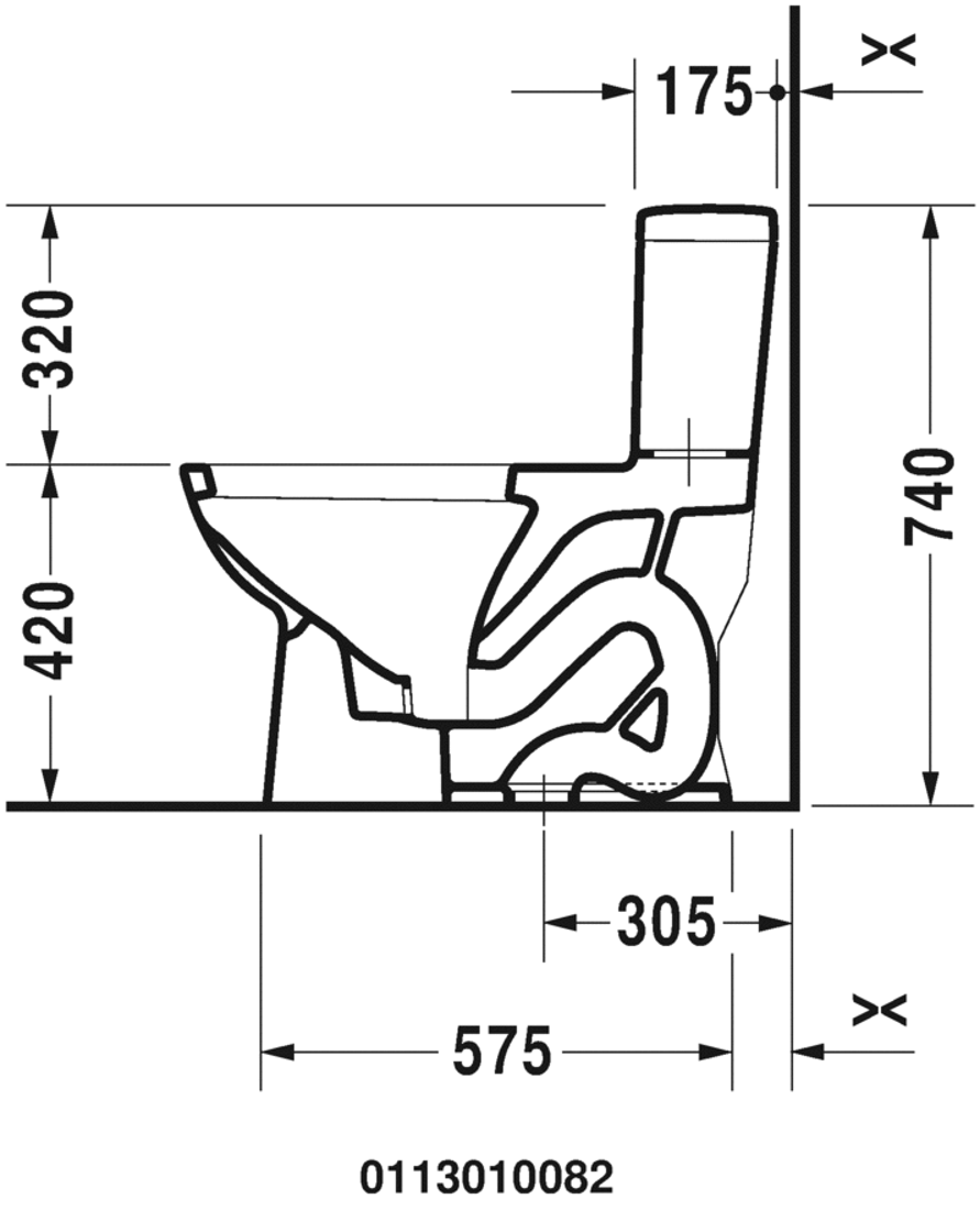 Slika od D-Code One-piece toilet