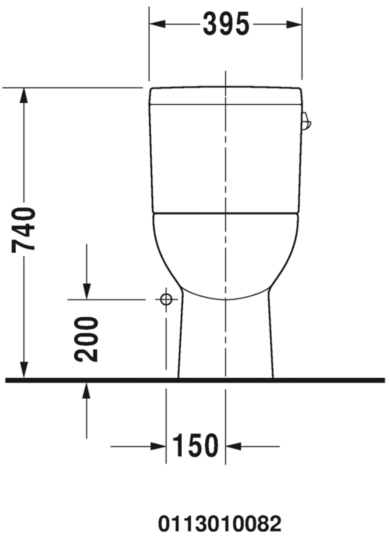 Slika od D-Code One-piece toilet