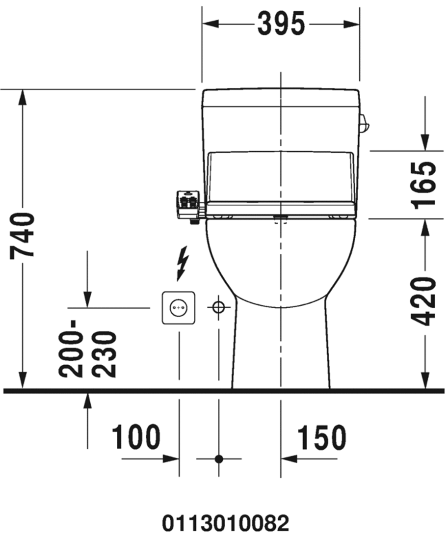 Slika od D-Code One-piece toilet
