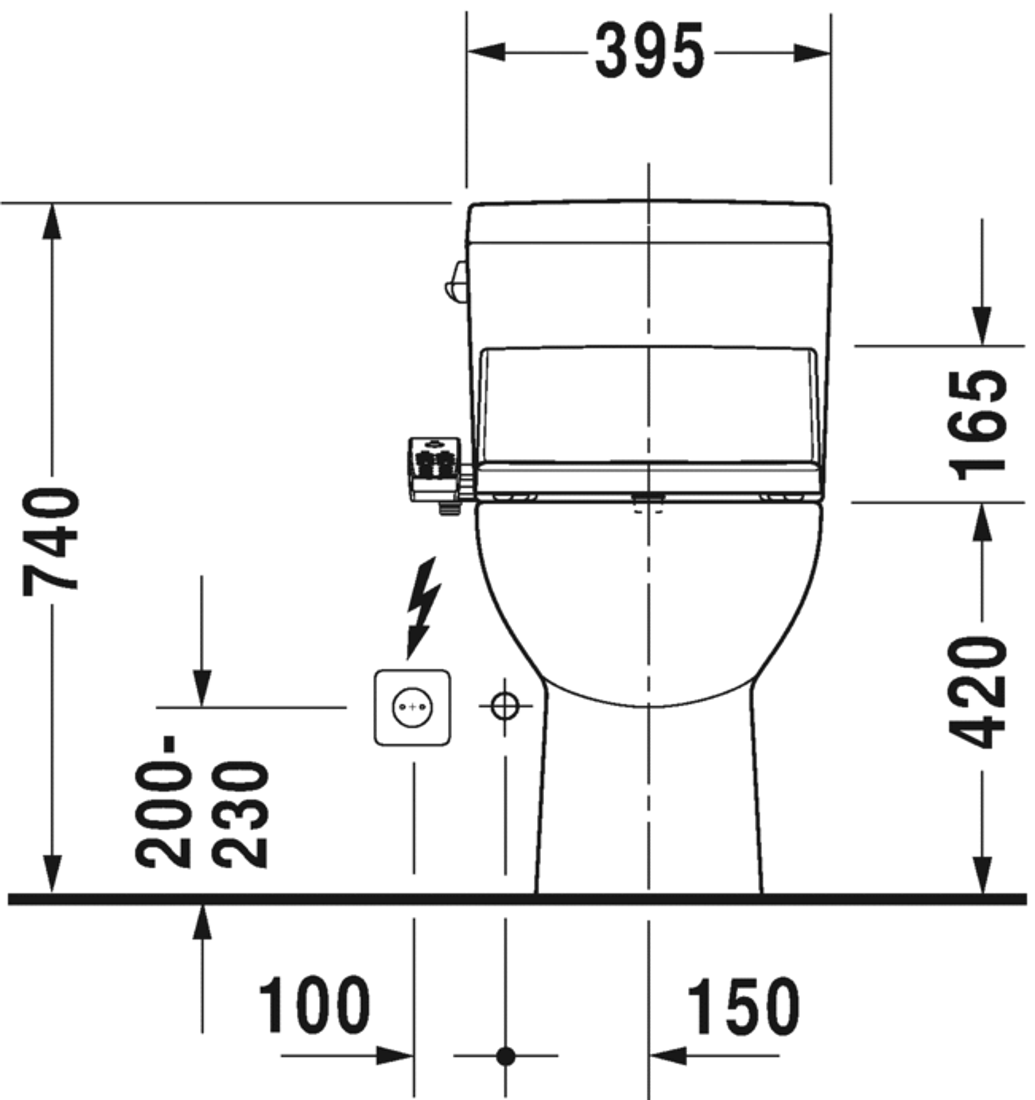 Slika od D-Code One-piece toilet