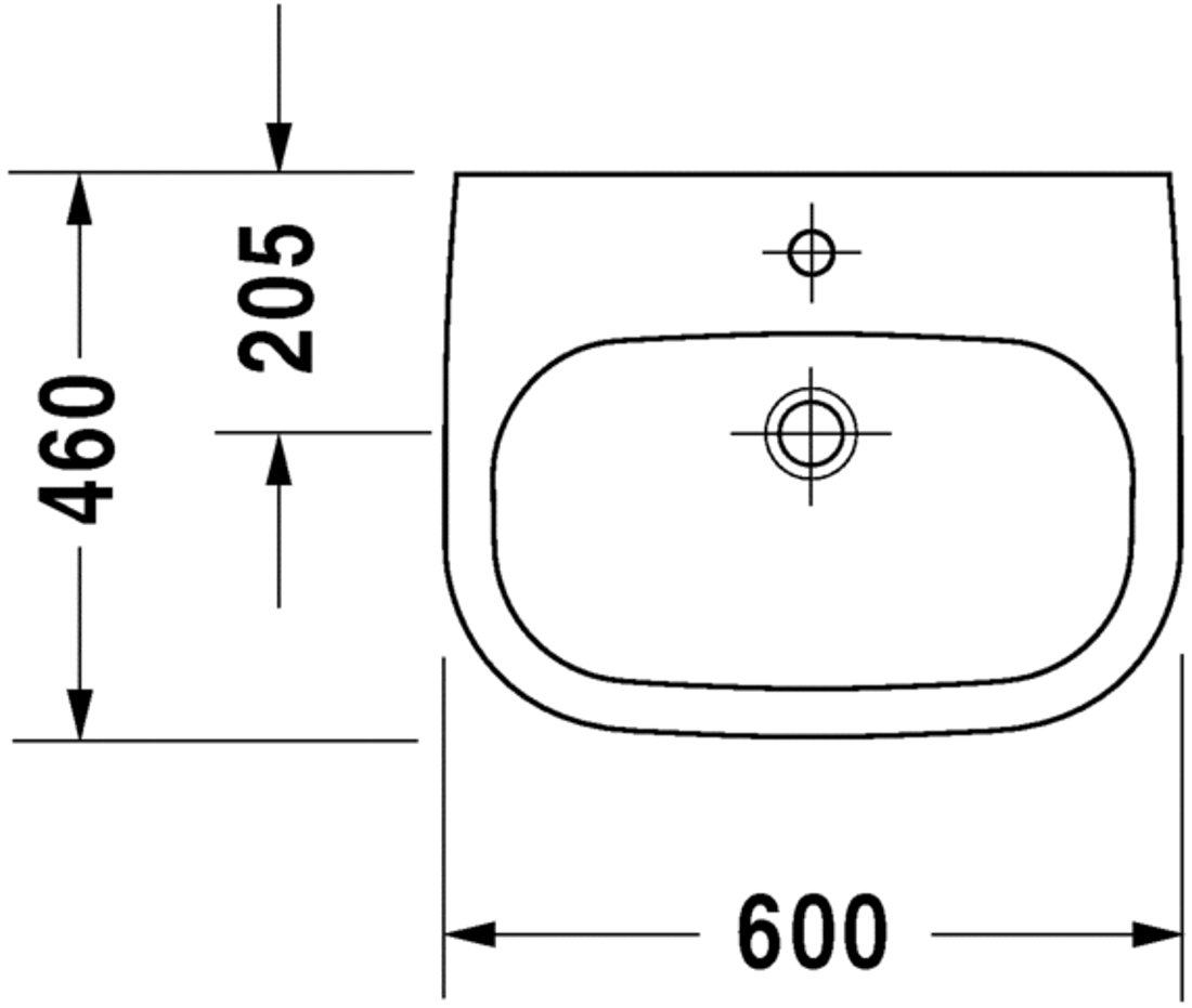 Slika od D-Code Washbasin Med 60