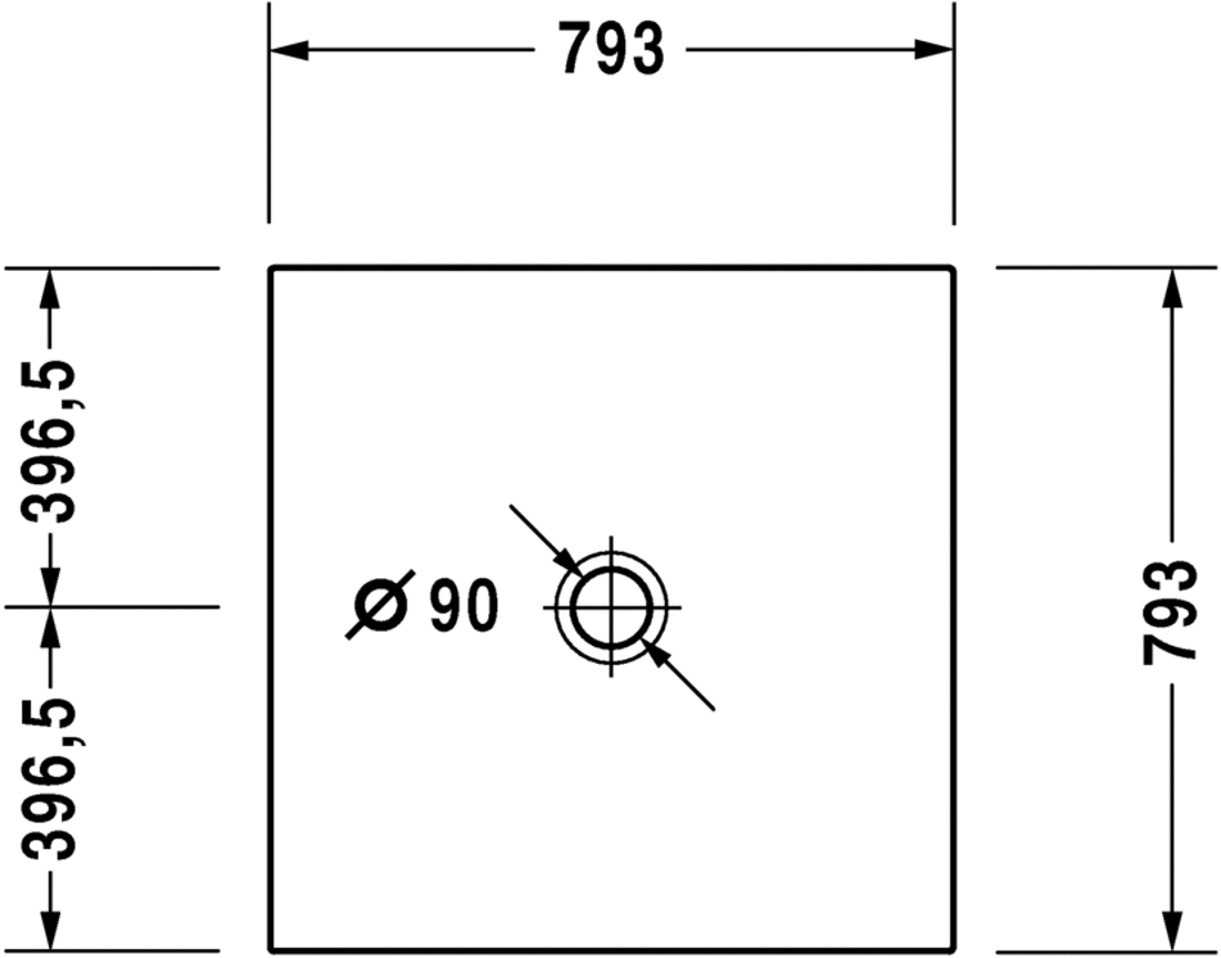 Slika od DuraPlan Flush Fitted Shower Tray