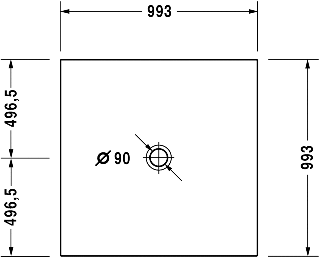 Slika od DuraPlan Flush Fitted Shower Tray
