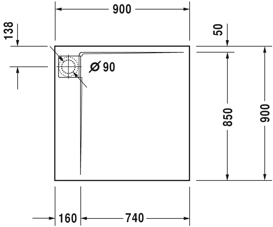 Slika od P3 Comforts Shower tray