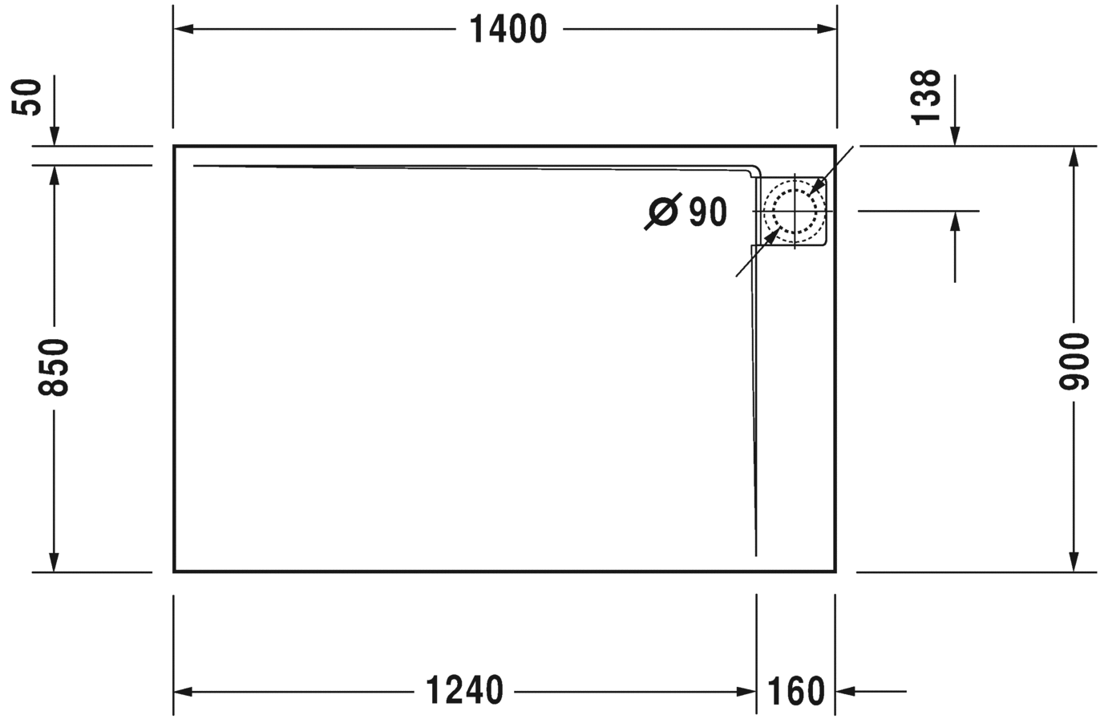Slika od P3 Comforts Shower tray