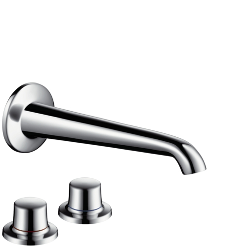 Slika od Axor Bouroullec 2-handle basin mixer for concealed installation with wall spout 200 mm and valves for mounting on basin/ console